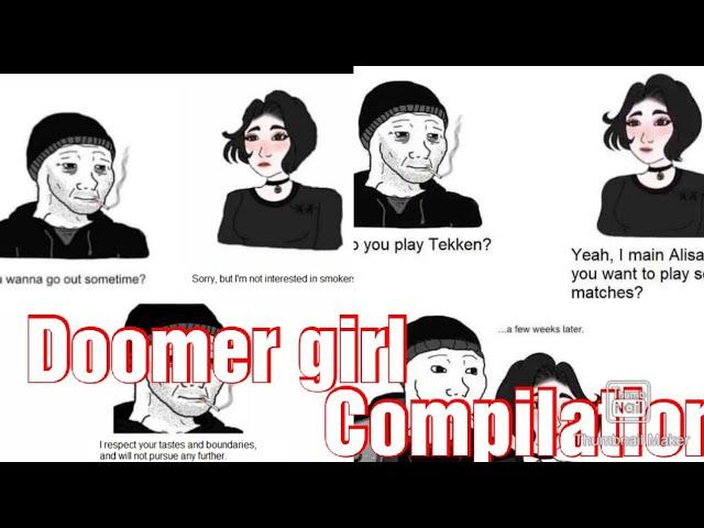 Doomer girl meme compilation. 