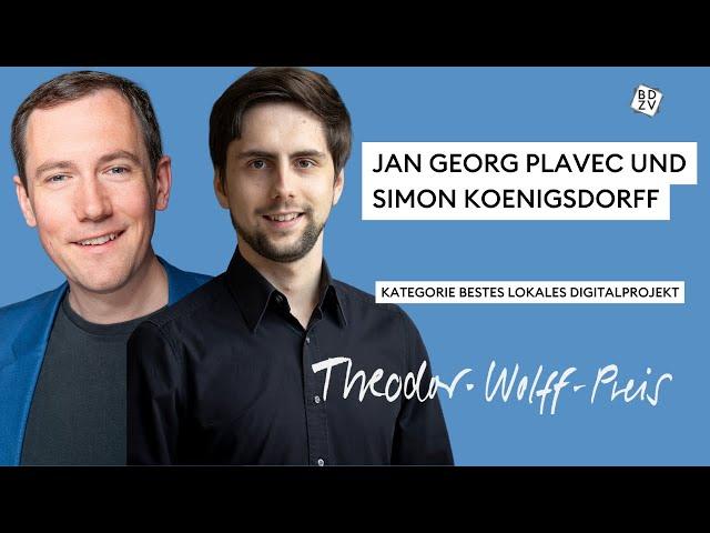 Theodor-Wolff-Preis 2023: Jan Georg Plavec und Simon Koenigsdorff / TWP-Nominierte