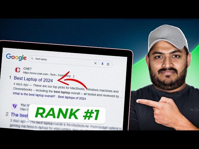 How I Rank #1 in Google ( My Exact Process )