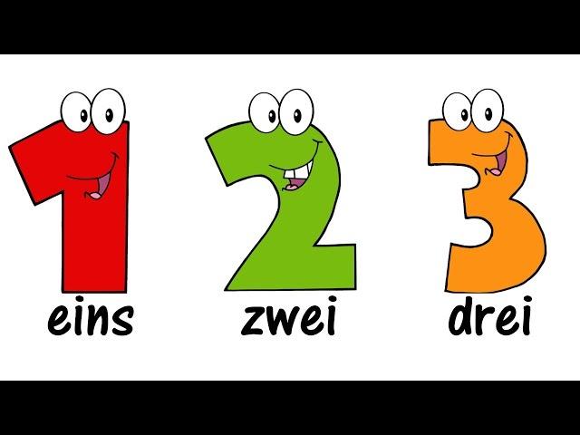  GERMAN Numbers Song 1-20  Zählen von 1 bis 20  Zahlenlied  Zahlen Lernen