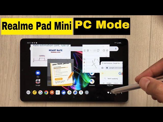 How to Enable PC Mode with Taskbar in Realme Pad Mini