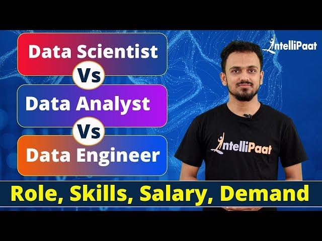 Data Scientist vs Data Analyst vs Data Engineer - Role, Skills, Salary, Demand | Intellipaat