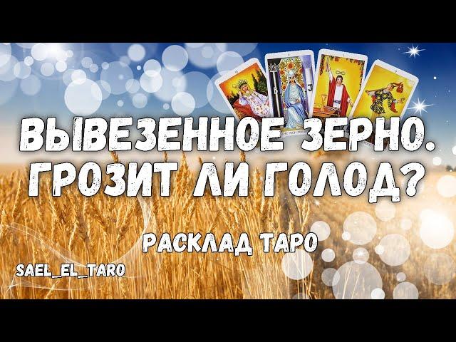 Вывезенное зерно. Грозит ли голод /война /оккупация (расклад таро)