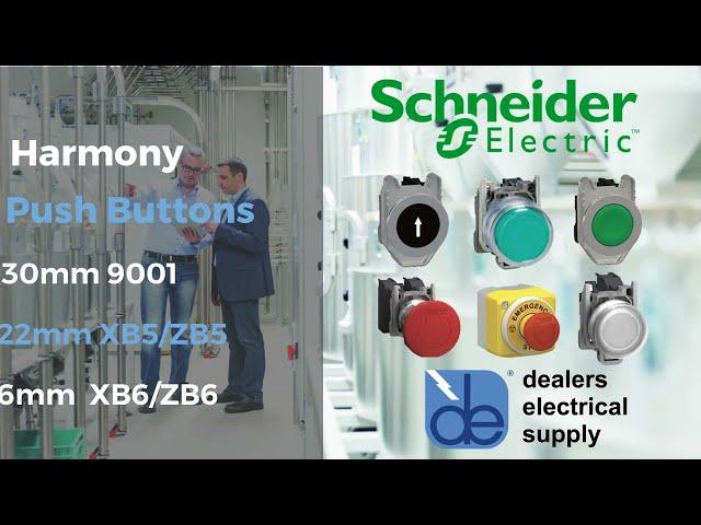 Harmony Push Buttons Schneider Electric | dealers electrical supply