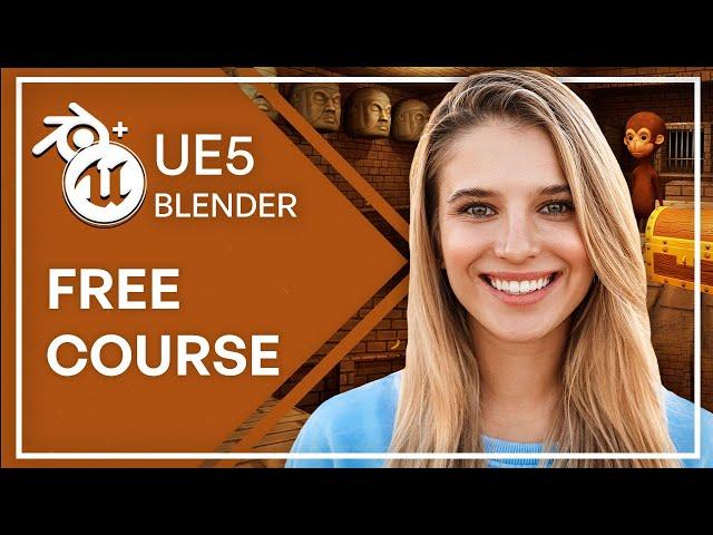 Free Unreal Engine 5 + Blender Course for Beginners (Game Design Tutorial)