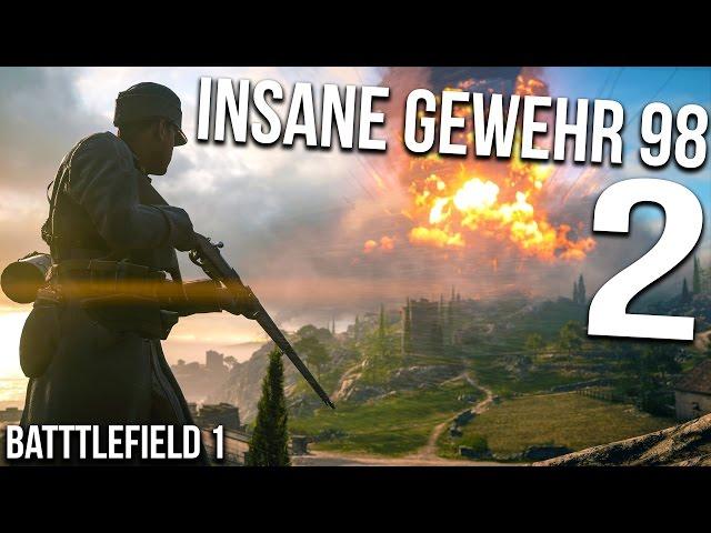 BATTLEFIELD 1 INSANE GEWEHR SNIPER STREAKS | BF1 Scout Gameplay