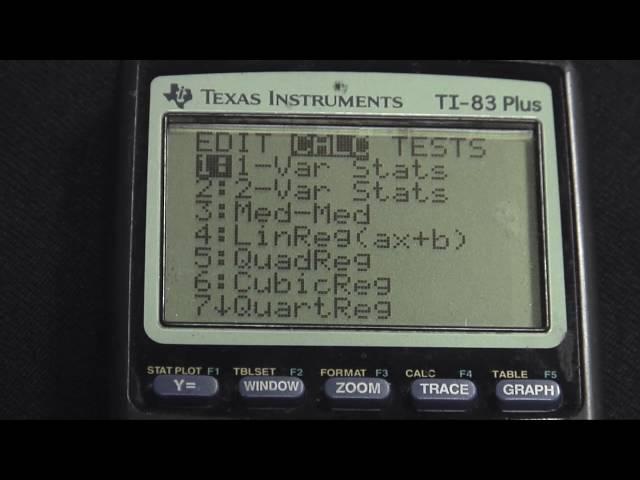 TI 83+ Mean-Standard_Deviation-Variance