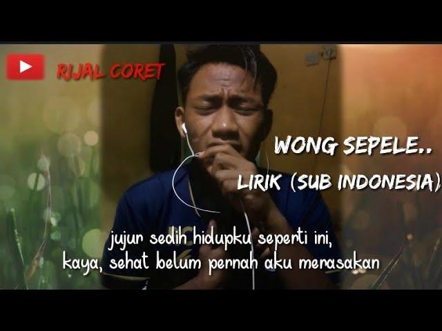 Wong sepele, Ndarboy Genk cover by Rijal coret ,lirik lagu ,subtitle Indonesia