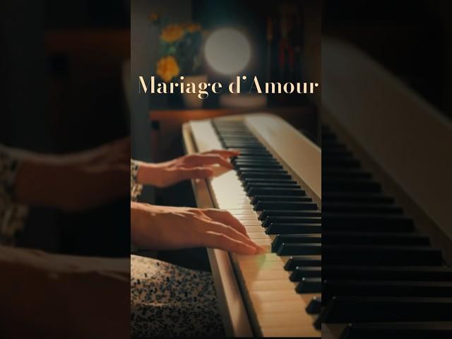 Mariage d’Amour // piano cover