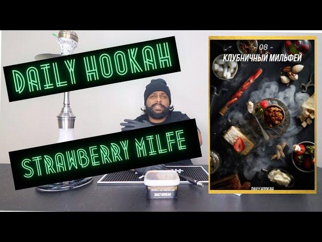 DAILY HOOKAH TOBACCO STRAWBERRY MILFE REVIEW- GERMAN SUBTITLES