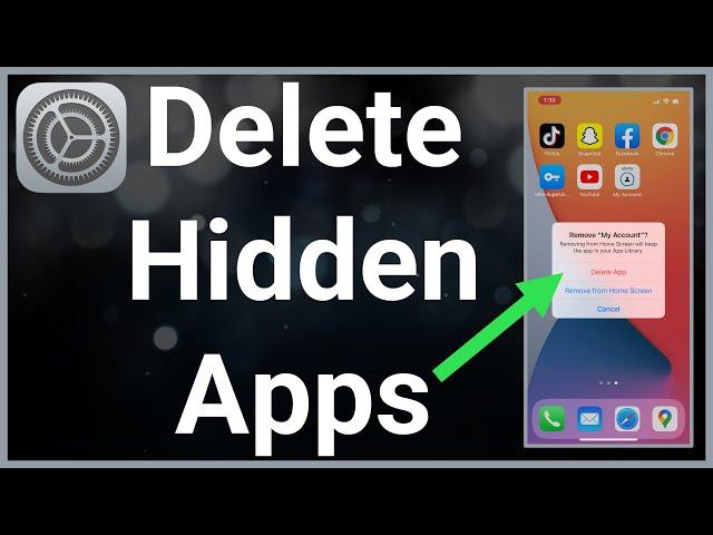 How To Delete Hidden Apps On Your iPhone (EASY!)