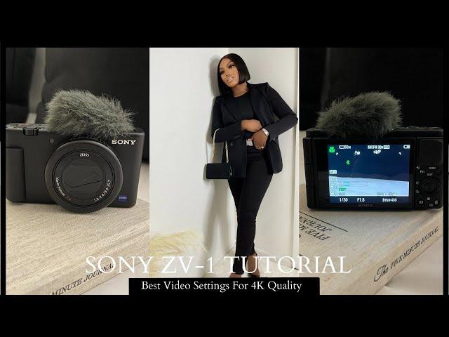 SONY ZV-1 TUTORIAL | best camera & video settings for 4K quality, sony zv1, sony zv1 video test