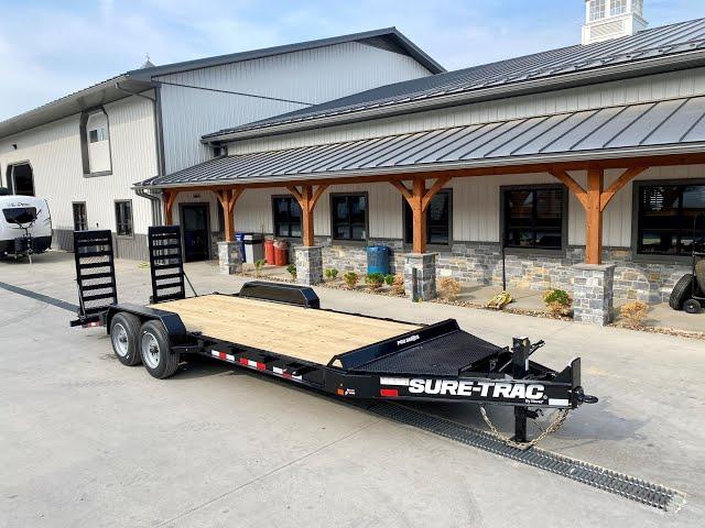 2023 Sure-Trac 7x20' Pro Series I-Beam Equipment Trailer 17600# GVW