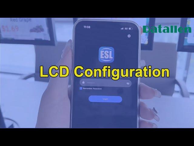 LCD Digital Signage Configuration with APP