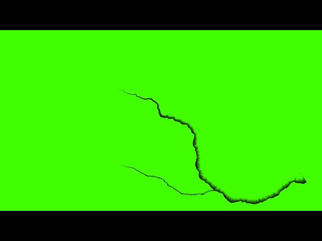 Wall Crack Green Screen Chroma Key