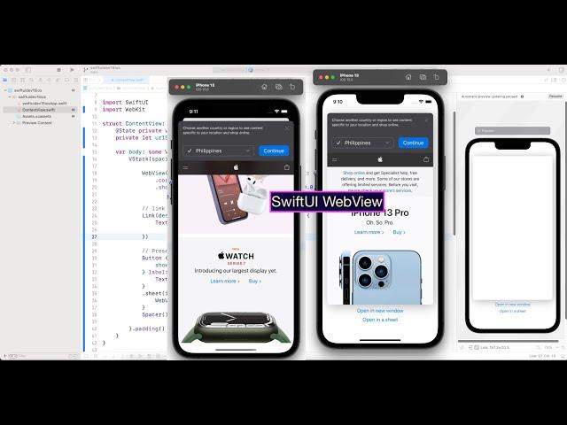 SwiftUI WebView