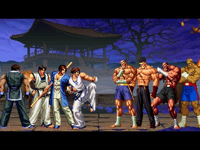 [KOF VS SF] Kim Kaphwan Team Vs Sagat Team