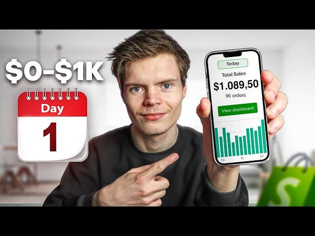 0-1K/Day With Shopify Dropshipping In 30 days (Full Course)