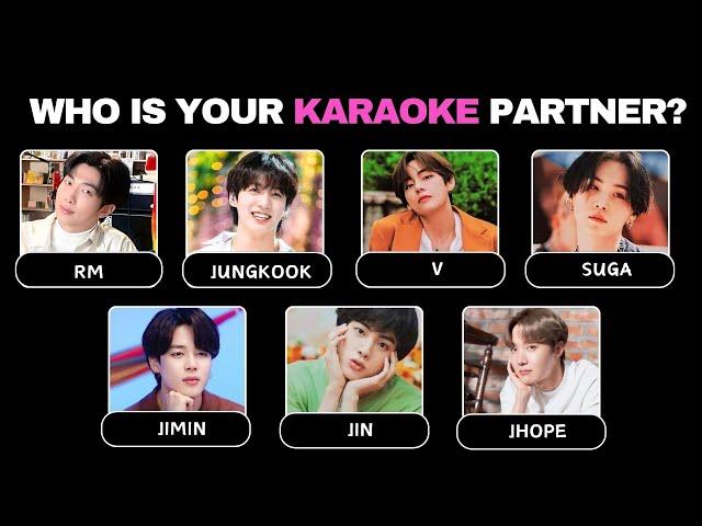  Which BTS Member is Your Karaoke Partner?   | Aesthetic Personality Quiz | @quizgalaxtopia