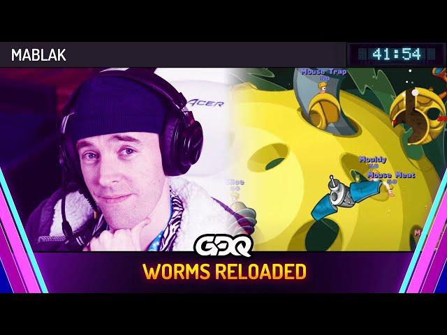 Worms Reloaded by Mablak in 41:54 - Awesome Games Done Quick 2024