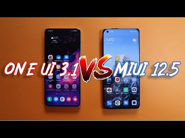 Samsung One UI 3.1 vs Xiaomi MIUI 12.5 - The Super Comparison!