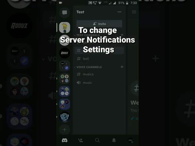 How to change Server notification Settings to "All messages" in Discord Mobile #roduz #discord #how