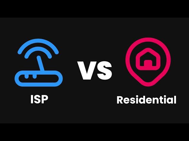 ISP Proxies vs Residential Proxies: Which One to Use?