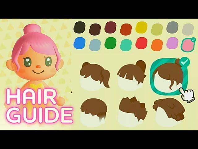 UNLOCK ALL HAIRSTYLES & COLORS (Animal Crossing New Horizons Beginner Guide)