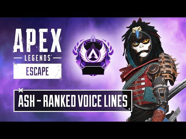 NEW Ash Ranked Voicelines - Apex Legends Season 11