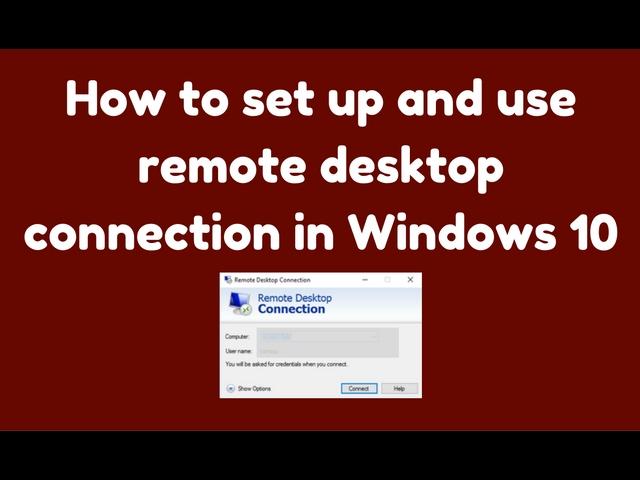 How To Setup Remote Desktop Connection In Windows 8 1 Pro  -YouTube NEW