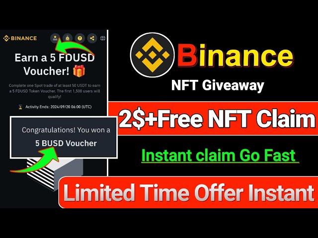 Binance Free NFT Claim | Binance 2$ Claim | Binance New Offer Today | Binance Moonbix Withdraw