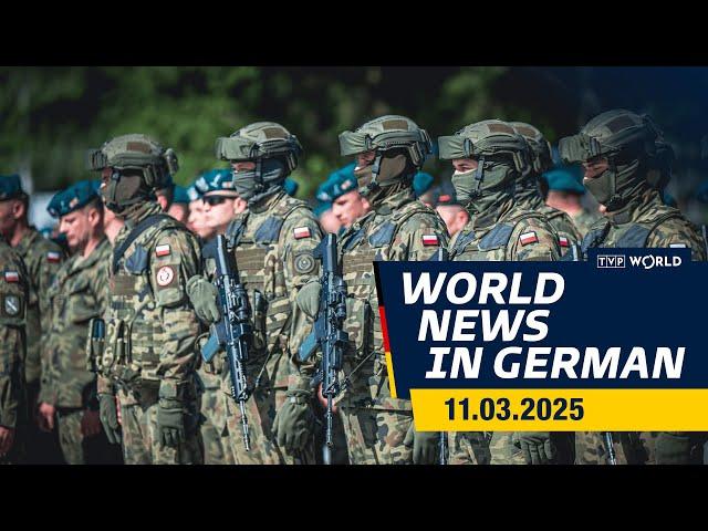 100.000 Freiwillige für Polens Militär | TVP WORLD News in German 11.03.2025