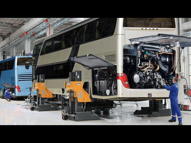 How German Build their Massive Luxurious Bus Inside Billion $ Factory