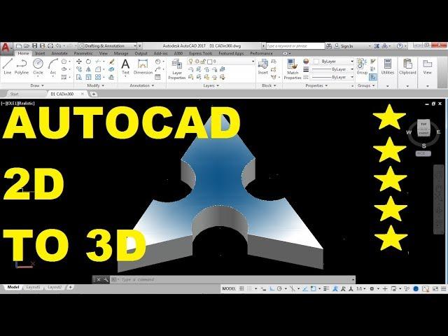 AUTOCAD 2D PRACTICE DRAWING | EXERCISE 5 |  BASIC TUTORIAL FOR BEGINNERS