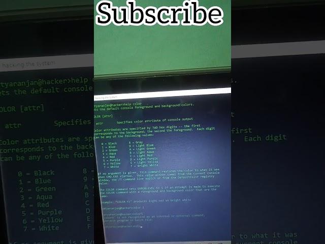 Command prompt coding 