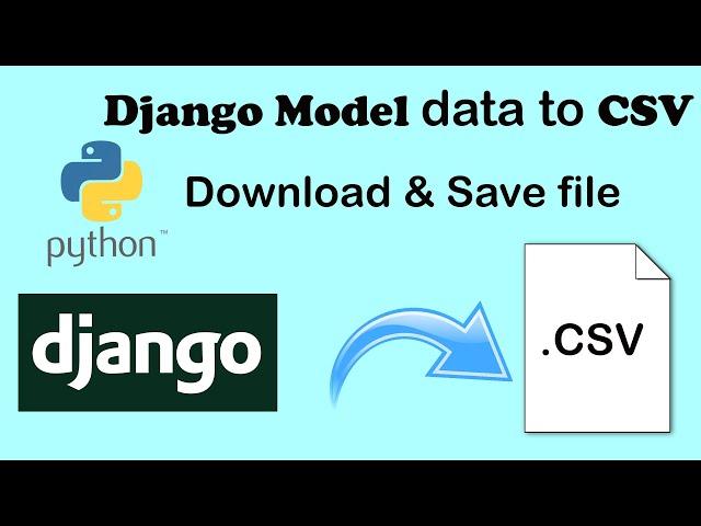 Export or Download Django model data from admin as CSV file in Hindi