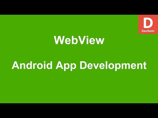 Android WebView Example