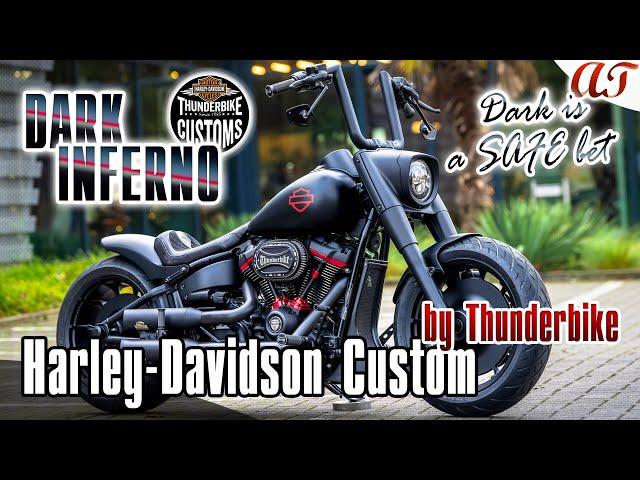 2024 Harley-Davidson FAT BOY Custom: DARK INFERNO * Dark is a SAFE bet * A&T Design