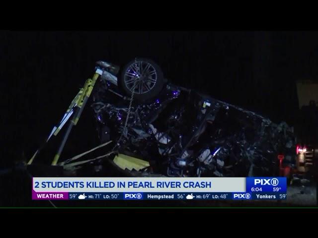 2 teens killed, 1 seriously injured in Pearl River crash