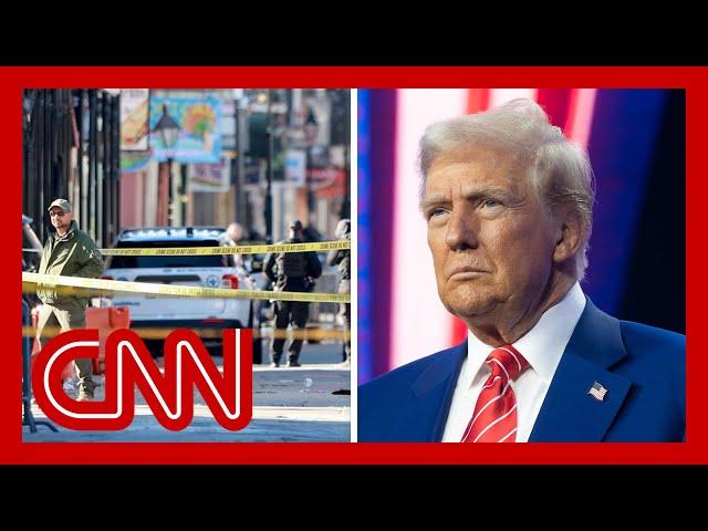 Trump reacts to New Year’s attack in New Orleans