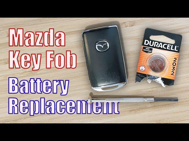 How to replace your 2019+ Mazda Key Battery (easy DIY)