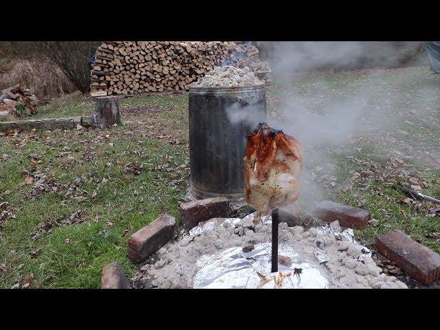 Happy Thanksgiving From 50 Acres & a Cabin - Trash Can Turkey