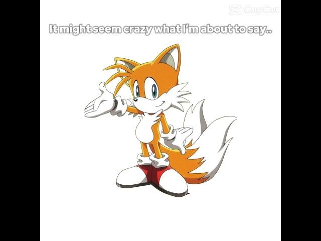 So you see- #sonicthehedgehog #Sega #tails #tailsmilesprower #videogame #tvshow #edit #Sonic #edit