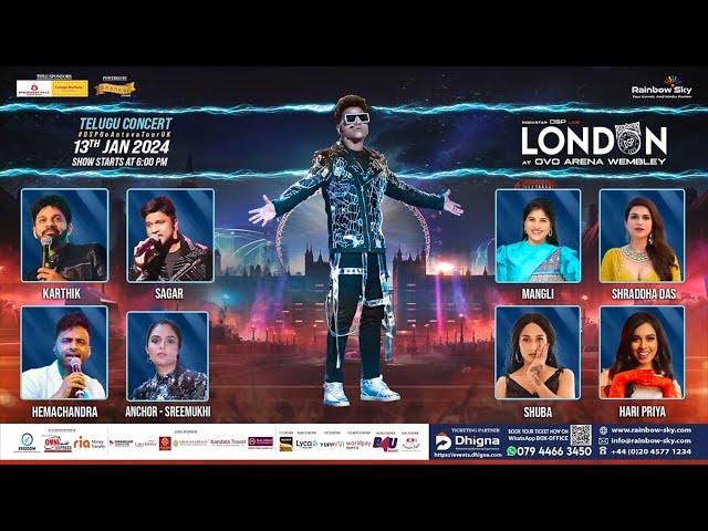 Rockstar DSP | London DSP Oo antava Concert | #dspmusic #rockstardsp #london #hyderabad  #youtube