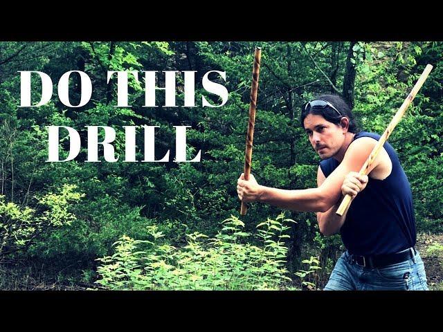 Amazing Escrima Double Stick Fighting Drill from Filipino Martial Arts