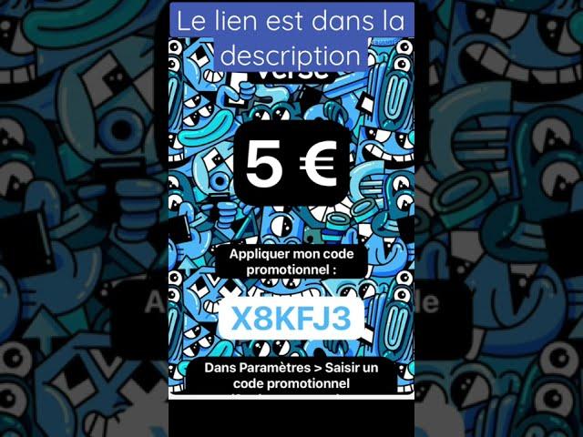 Gagner 5euros avec Code promotionnel verse 