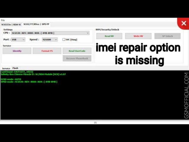 cm2 scr 1.07 imei repair option missing or imei option not showing up solution via "uk.off" file