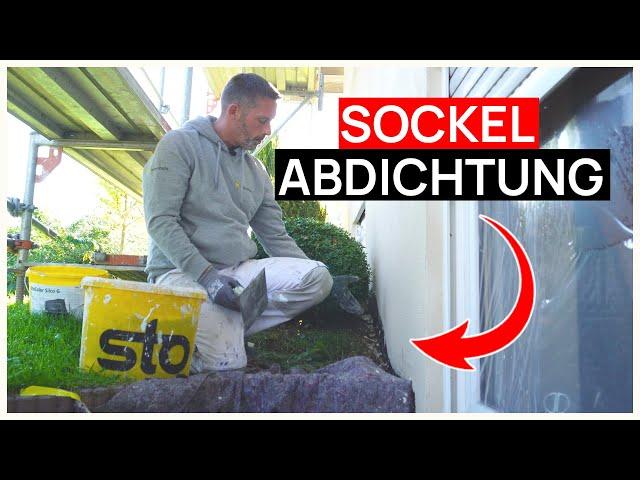 HAUSSOCKEL ABDICHTEN wie ein PROFI! - StoLevell SW plus