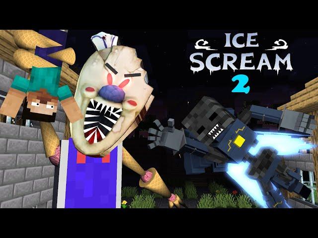 MONSTER SCHOOL : ICE SCREAM ROD PART 2 - Minecraft Animation