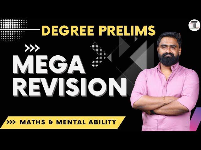 MEGA REVISION  DEGREE PRELIMS  Maths & Mental Ability | മുൻവർഷ ചോദ്യങ്ങൾ  Jerin John